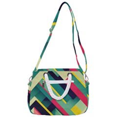 Rope Handles Shoulder Strap Bag 