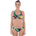 Cross Back Hipster Bikini Set 