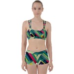 Abstract Geometric Design Pattern Perfect Fit Gym Set