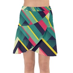 Wrap Front Skirt 