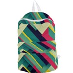 Abstract Geometric Design Pattern Foldable Lightweight Backpack