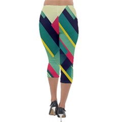 Lightweight Velour Capri Leggings  