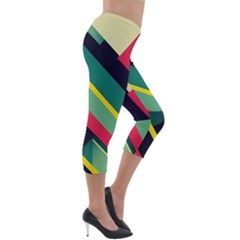 Lightweight Velour Capri Leggings  