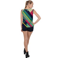 Bubble Hem Chiffon Tank Top 