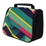 Abstract Geometric Design Pattern Full Print Travel Pouch (Small)
