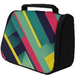 Abstract Geometric Design Pattern Full Print Travel Pouch (Big)