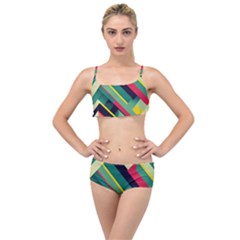Layered Top Bikini Set 