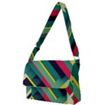Abstract Geometric Design Pattern Full Print Messenger Bag (S)