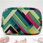 Abstract Geometric Design Pattern Make Up Pouch (Small)