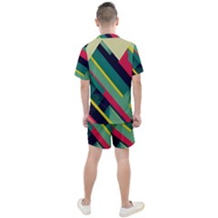 Men s Mesh T-Shirt and Shorts Set 