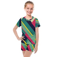 Kids  Mesh T-Shirt and Shorts Set 
