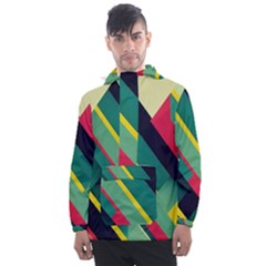 Men s Front Pocket Pullover Windbreaker 