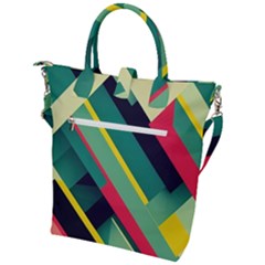 Buckle Top Tote Bag 