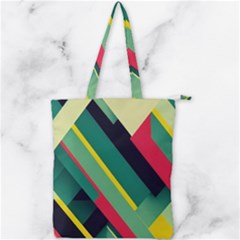 Double Zip Up Tote Bag 