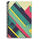Abstract Geometric Design Pattern 5.5  x 8.5  Notebook