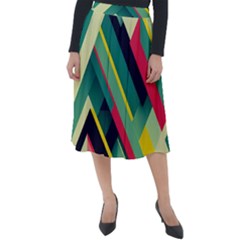 Classic Velour Midi Skirt  