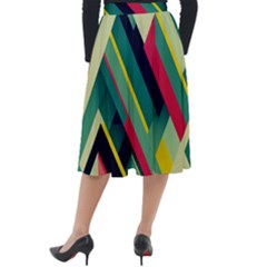 Classic Velour Midi Skirt  