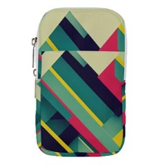 Abstract Geometric Design Pattern Waist Pouch (Small) from ArtsNow.com