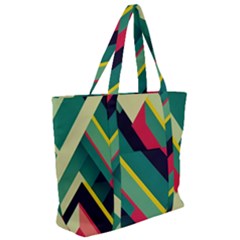 Zip Up Canvas Bag 