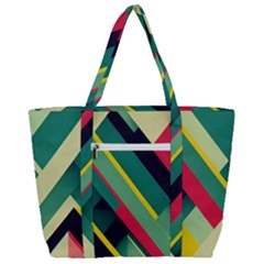 Zip Up Canvas Bag 