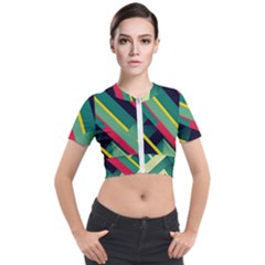 Short Sleeve Cropped Jacket 
