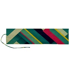 Abstract Geometric Design Pattern Roll Up Canvas Pencil Holder (L) from ArtsNow.com