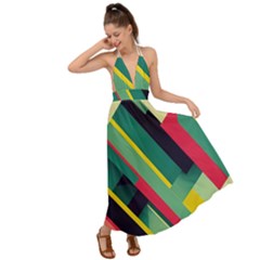 Backless Maxi Beach Dress 