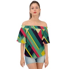 Off Shoulder Short Sleeve Top 