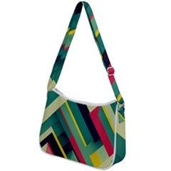 Zip Up Shoulder Bag 