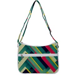 Zip Up Shoulder Bag 