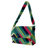 Abstract Geometric Design Pattern Full Print Messenger Bag (M)