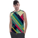Abstract Geometric Design Pattern Men s Regular Tank Top