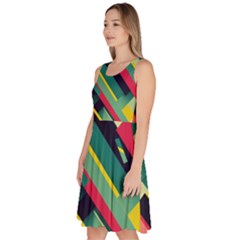 Knee Length Skater Dress With Pockets 