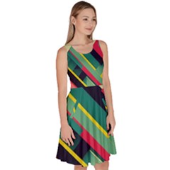 Knee Length Skater Dress With Pockets 