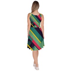 Knee Length Skater Dress With Pockets 
