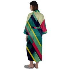 Maxi Satin Kimono 