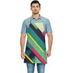 Abstract Geometric Design Pattern Kitchen Apron