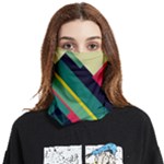 Abstract Geometric Design Pattern Face Covering Bandana (Two Sides)