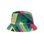 Abstract Geometric Design Pattern Bucket Hat (Kids)