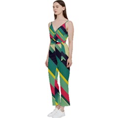 V-Neck Camisole Jumpsuit 