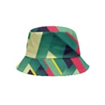 Abstract Geometric Design Pattern Inside Out Bucket Hat (Kids)