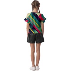 Kids  Cut Out Flutter Sleeves 