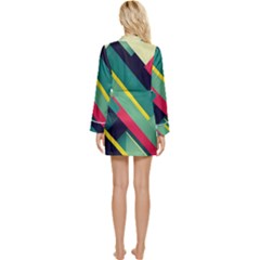Long Sleeve Satin Robe 