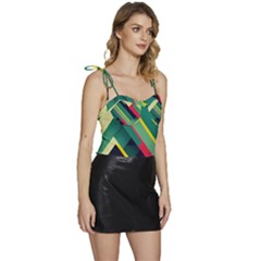 Flowy Camisole Tie Up Top 
