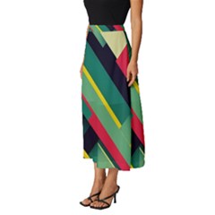 Classic Midi Chiffon Skirt 