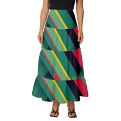 Tiered Ruffle Maxi Skirt 