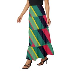 Tiered Ruffle Maxi Skirt 