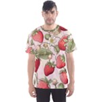 Strawberry Fruit Men s Sport Mesh T-Shirt