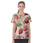 Strawberry Fruit Women s Cotton T-Shirt