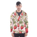 Strawberry Fruit Men s Hooded Windbreaker